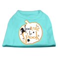 thumbnail image 1 of Too Cute To Spook Screen Print Dog Shirt Aqua Med (12), 1 of 1