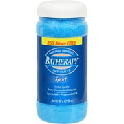 Queen Helene Batherapy Sport Natural Mineral Bath Salts 20 oz Pwdr