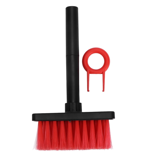 Keyboard Brush, Separate Structure Cleaning Brush Pen 5 In 1 Multifunction For Computers For Mobile Phones Black Red