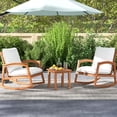 thumbnail image 4 of Gymax Patio Side Table Hardwood All-Weather Outdoor Square End Bistro Table Garden, 4 of 10
