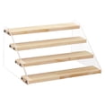 thumbnail image 1 of KLKCMS Acrylic Wooden Display Rack for Cupcake Makeup Perfume Collectibles Toys 4 layer, 1 of 9