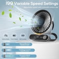 thumbnail image 4 of Mini Ventilador USB de Escritorio: Ultra Silencioso, Recargable, Plegable 180°, Ideal para Viajes, Oficina y Dormitorio., 4 of 5