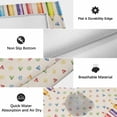thumbnail image 6 of Outdoor Rug 3x5 ft Colored Pencils Outdoor Large Area Rug Non Slip Rubber Childlike Building Blocks Linen Front Door Mat RV Rug Carpet Patio Outdoor Rugs for Backyard Balcony Deck Porch Indoor, 6 of 9