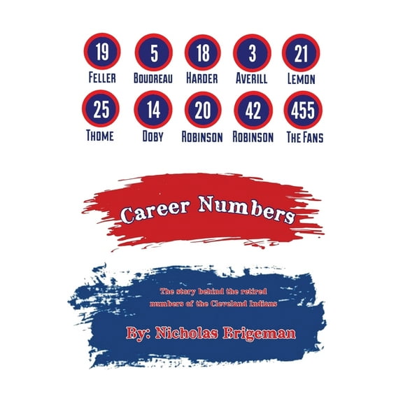 Career Numbers: The Story Behind the Retired Numbers of the Cleveland Indians, (Paperback)