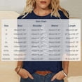 thumbnail image 3 of Women's Tunic Tops 3/4 Length Sleeve Crew Neck Christmas Printed Fall Shirts Casual Tee Blouses Fashion Clothing, 3 of 5