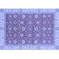 thumbnail image 1 of Ahgly Company Indoor Rectangle Oriental Blue Traditional Area Rugs, 2' x 5', 1 of 4