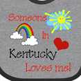 thumbnail image 4 of Inktastic Someone in Kentucky Loves Me Boys or Girls Baby Bib, 4 of 4