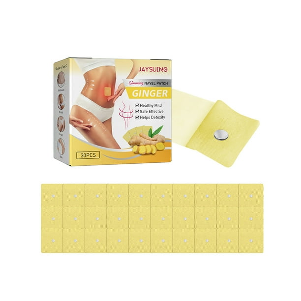 Soidarity Paquete de 30 parches para ombligo de mujer no tejidos, parches profesionales para quemar grasa y aliviar la presión, suministros de belleza Protección de la piel Soidarity CE014057-00B