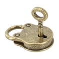 thumbnail image 5 of Retro Cartoon Bear Padlock Luggage Padlock Note Lock Buckle Bronze Alloy Lock, 5 of 5