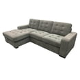 thumbnail image 1 of Urban Cali Coronado Tufted Sleeper Sectional Sofa with Storage Chaise in Nora Grey (Left Facing Chaise), 1 of 5