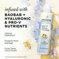 thumbnail image 3 of Pantene Nutrient Blends Hydrating Glow Baobab + Hyaluronic Sulfate Free Shampoo 14.9 FL OZ/440mL, 3 of 11