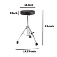 thumbnail image 2 of Gib 21 In Short Stool W/footrest, 2 of 2