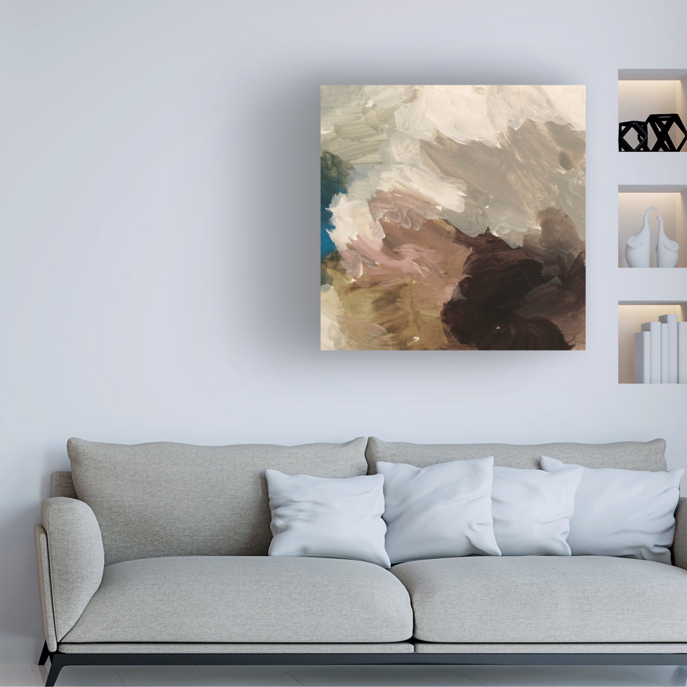 Victoria Barnes 'Color Meld II' Canvas Art