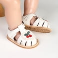 thumbnail image 6 of Toddler Sandals Girl Baby Girls Summer Sandals Toddler First Walker Crib Dress Shoes,White, 6 of 6