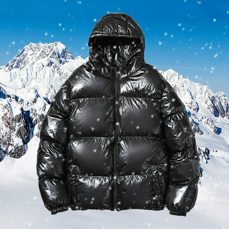Aayomet Winter Coats For Men Big And Tall Men's Waterproof Rain Jacket with  Hooded Softshell Raincoat Lightweight Windbreaker for Outdoor Hiking