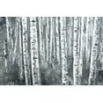 thumbnail image 2 of Parvez Taj "Dusky Tree Trunk Forest" Painting Print on Wrapped Canvas, 2 of 7
