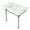 White / Polished Chrome, variant on Kingston Brass KVPB37221Q0 Monarch 37" Ceramic Console Sink with Stainless Steel Legs (1-Hole), White/Matte Black