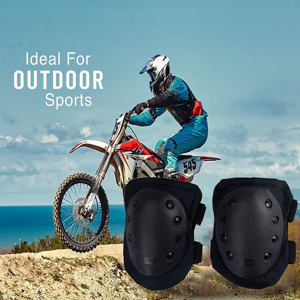 NonSlip Knee Brace Skateboard Knee Pads Elbow Pad, Skate Pads 2 in 1