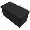 thumbnail image 5 of Sorbus Coffre-Banc de Rangement avec Banc Ottoman Pliable/rabattable avec Housse, Petit, 5 of 5