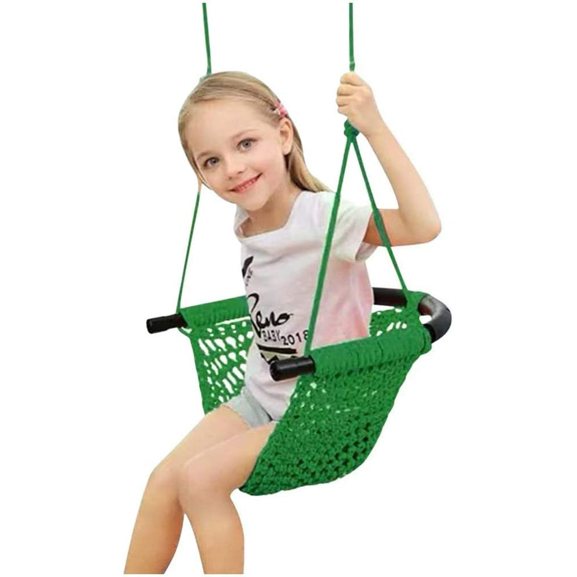 Swing with net seat sale