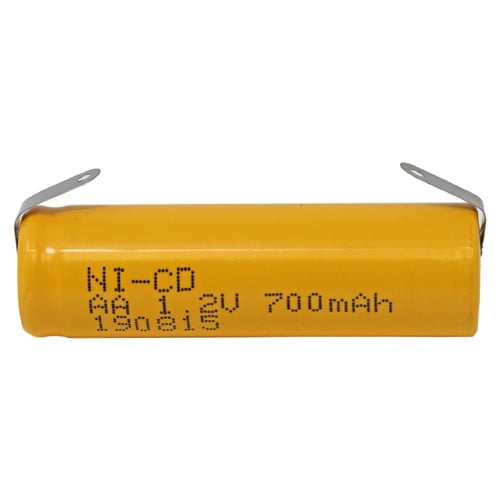 3-Pack AA NiCd Batteries with Tabs (700 mAh)