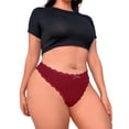 thumbnail image 5 of Keeccty Women Plus Size Basic Lace Brief Underwear, 5 of 5
