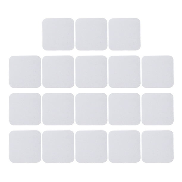 18 pcs imanes de sublimación nevera pegatinas de imán en blanco imanes de refrigerador