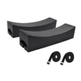 thumbnail image 2 of Bloques espuma para kayak, almohadillas para portaequipajes techo, fáciles instalar, color negro, portátiles con correas sujeción, barras, 2 of 9