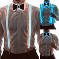 thumbnail image 4 of LINLIN Light Up Suspenders, Adjustable LED Glow Light Up Suspenders Trouser Braces Y Shape Suspenders, 4 of 4