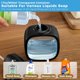 thumbnail image 4 of Automatic Liquid Soap Dispenser, 17oz/500ml Touchless Rechargeable with 4-Level Adjustable & IPX5 Waterproof - Level Display for Wall/Tabletop Use in Bathroom, Kitchen, Black, 4 of 5