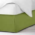 thumbnail image 3 of 600 Thread Count Egyptian Cotton Split Corner Bed Skirt – 22-Inch Drop, Tailored Fit 1-PC Bed Skirt, Short Queen, Sage Green, 3 of 5