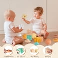 thumbnail image 2 of Juguetes Montessori para bebés Metccve de 6 a 12 meses con instrumentos musicales, 2 of 6