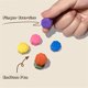 thumbnail image 5 of Gonggi Korean Game Stone Catching Toy, Gonggi Squid Gong Gi Game Korean Gonggi Game Jack Stone Pebbles Set (24pc Stones), 5 of 5