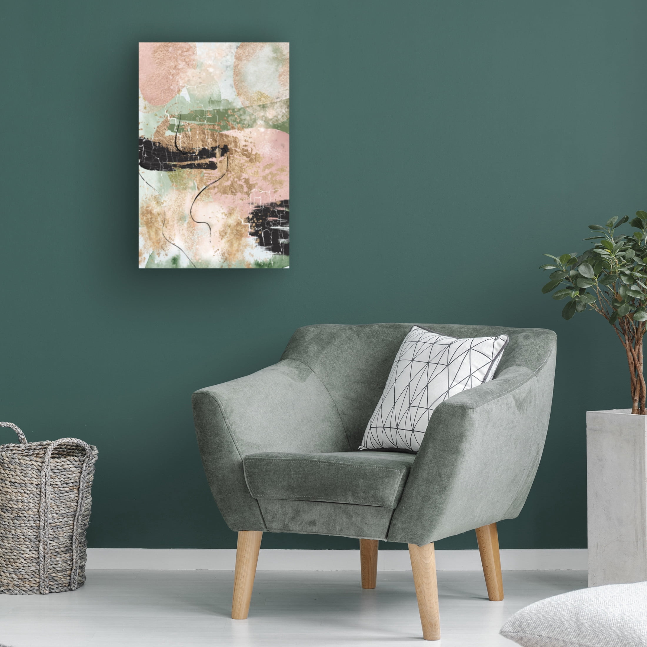 Trademark Fine Art Sally Ann Moss Chaos in Bloom 2 Canvas Wall Art