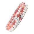 thumbnail image 2 of 2Pcs Bracelet Stone Charm Beads Fashionable Bracelets Multipurpose Wearable Delicate All-Match Wrist Wrist Chain Stone Jewelry Decorating Christmas Gift 7 7, 2 of 6