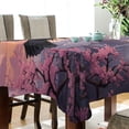 thumbnail image 3 of Ryvnso Bird and Cherry Flower Rectangle Table Cloth Tablecover Dinning Tablecloth 54"x72", 3 of 8