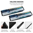 thumbnail image 2 of WYYP Abstract Brush Strokes Car Seat Belt Pad Cover Car Interior Decor 2Pcs, 2 of 6