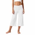 thumbnail image 5 of Oiyii Girls Summer Pants Solid Pleated Waist Wide Leg Boggy Cropped Pants, Sizes 5-14Y, 5 of 8