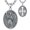 F01-St Benedict, variant on Patron Saint Necklace 925 Sterling Silver Amulet Protection Pendant Religious Jewelry for Men Women