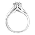 thumbnail image 3 of 1/2 Carat T.W. Princess-Cut Diamond "Melody" Women's Engagement Ring in 10k White Gold by Keepsake, 3 of 5