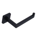 thumbnail image 2 of Soporte de papel higiénico de acero inoxidable, estante de pañuelos resistente a la corrosión para baño y cocina (negro), 2 of 8