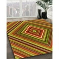 thumbnail image 3 of Ahgly Company Machine Washable Indoor Square Transitional Green Area Rugs, 7' Square, 3 of 7