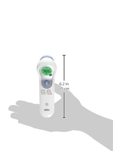 Braun NTF3000 Color Coded Display Green Yellow Red Fever Alert