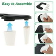 thumbnail image 3 of Unique Bargains Arm Rest for Nails Tech U Shaped with Detachable Brackets with Non-slip Pads Arm Rest Pillow Black, 3 of 7