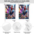 thumbnail image 2 of Bandera de jardín de temporada de Spider-Man, bandera de doble cara, bandera navideña para decoración navideña al aire libre., 2 of 8