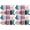 48 Pairs Bright Motifs 9-11, variant on Mens Fuzzy Socks, Soft Warm Winter Slipper Plush Sock (12 Pairs Bright Solid)