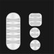 thumbnail image 3 of Methold Abrazadera para cables de escritorio, 10 Uds., Clips para sistema de gestión de escritorio, herramienta organizadora de cables autoadhesiva para Teléfono y Comunicación Blanco, 3 of 6
