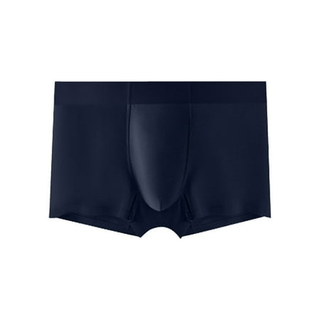 

Men s Underwear Ice Silk Seamless Ice Silk Quick Drying And Breathable Briefs Flat Seamless Breathable