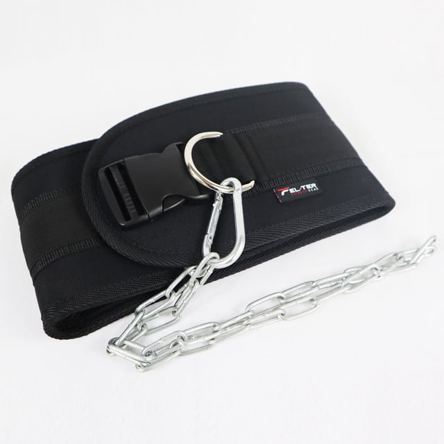 Cinturon Para Fondos FELTER FITNESS Premium Negro Unitalla