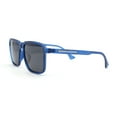 thumbnail image 3 of Polarized Rectangular Mens Gentlemanly Simple Frost Plastic Sunglasses Blue - Black, 3 of 4